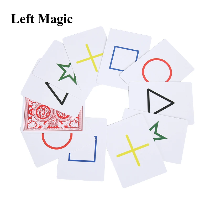 

Funny Esp Classic Cards Group Card Sets Magic Tricks Close Up Street Stage Poker Magic Props Children Kids Magic Toy