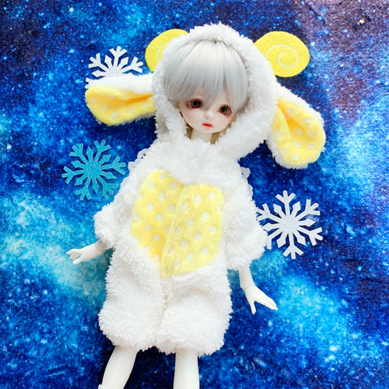 Кукольная одежда 1/6 BJD одежда форма овец плюшевая одежда с животными для 1/6 BJD кукла аксессуары кукольная одежда с большой шляпой