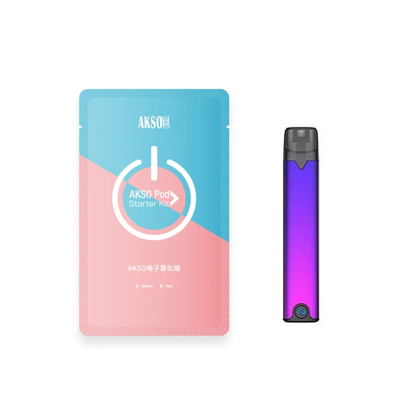 HCIGAR AKSO OS простой комплект многоразовый картридж вейп ручка pod MTL стартер