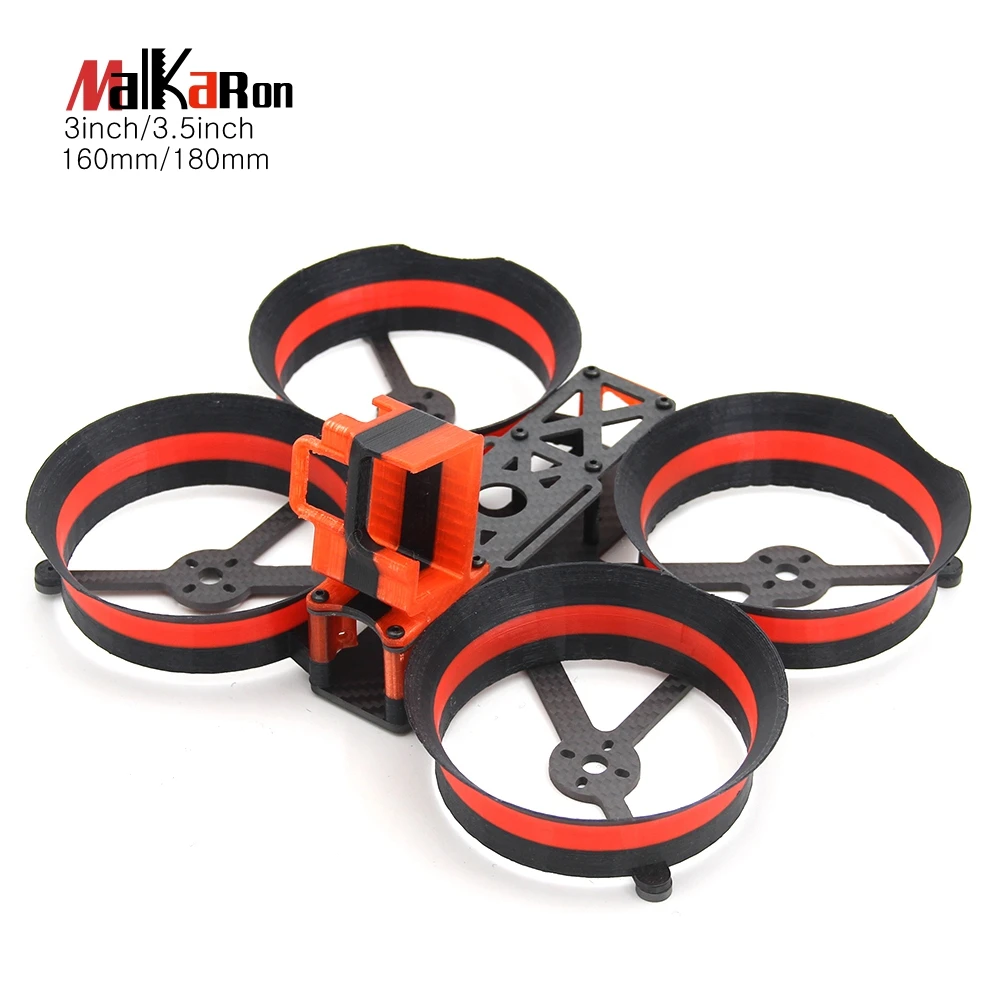 Makaron 3inch 160mm 3.5mm 180mm Frame Kit Mini quadcopter Drone H Type kit with 3D TPU Print Parts for DIY RC FPV | Игрушки и хобби