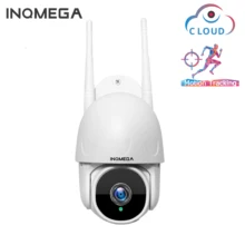 INQMEGA 1 дюйм облако 1080P PTZ скорость купольная Wifi камера наружная 2MP авто-отслеживающая камера беспроводная камера домашнее наблюдение IP Cam