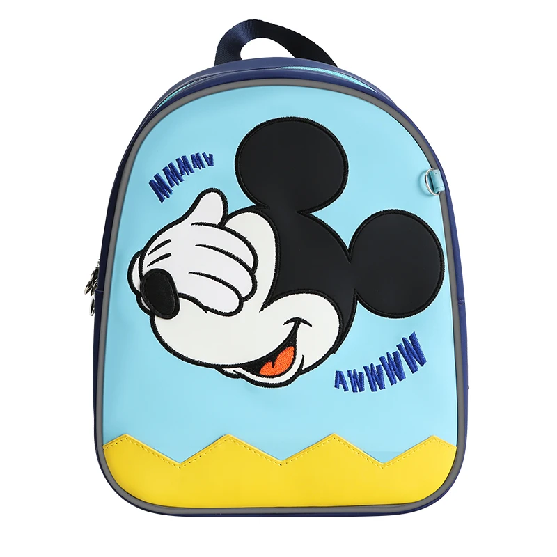 Disney Baby Микки Минни рюкзак мультфильм малыш анти-потеря Рюкзак Мультфильм Анти-потери соединитель на запястье детей школьный поводок сумка
