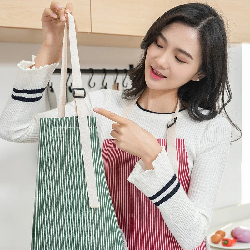 Фартук может протереть ручной фартук Японский водонепроницаемый и маслостойкий кухонные вытяжки модная домашняя женская талия для взрослых