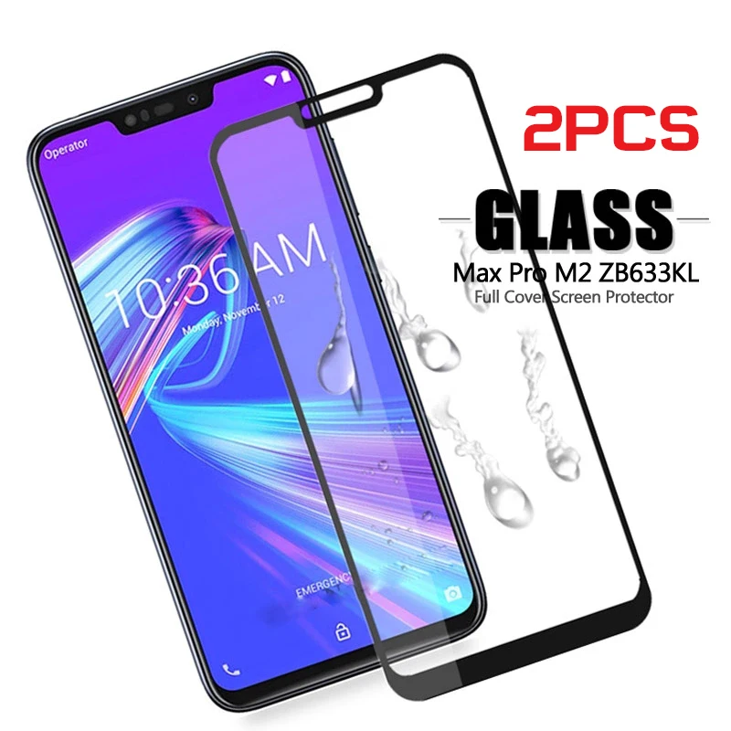 Закаленное стекло для ASUS Zenfone Max M2 ZB633KL x01bd/BDA 2 шт. | Мобильные телефоны и аксессуары