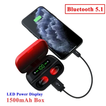 

TWS Bluetooth 5.1 Gradient Color Touch Wireless Headset Mobile Phone Earplugs Stereo Sports IPx5 Waterproof Noise Reduction
