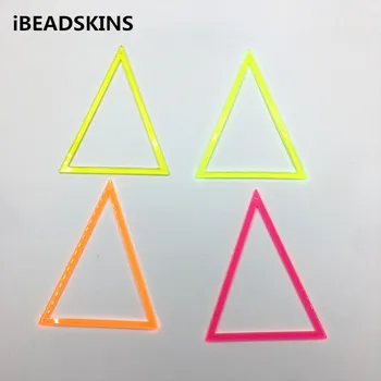 

New arrival! Large size 101x73mm 50pcs Neon effect Triangle Charm for earrings accessories,Earring parts,jewelry making DIY