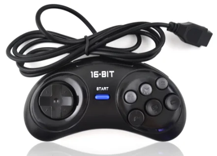 Игровой контроллер для SEGA Genesis 16 бит ручки 6 кнопок геймпад MD игровые аксессуары |