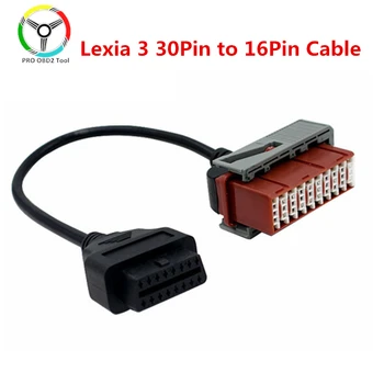 Новейший PSA 30PIN кабель для Lexia3 для Citroen/Peugeot старые автомобили OBD OBD2 Lexia PP2000 30PIN до 16Pin OBD2 разъем Бесплатная доставка Новейший PSA 30PIN кабель для Lexia3 для Citroen/Peugeot старые автомобили OBD OBD2 Lexia PP2000 30PIN до 16Pin OBD2 разъем Бесплатная доставка