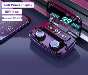

2020 New M11 TWS Earphone LED Digital Display Touch 5.0 IPX7 Waterproof Mini Wireless Bluetooth Headset Sports Binaural HD Call