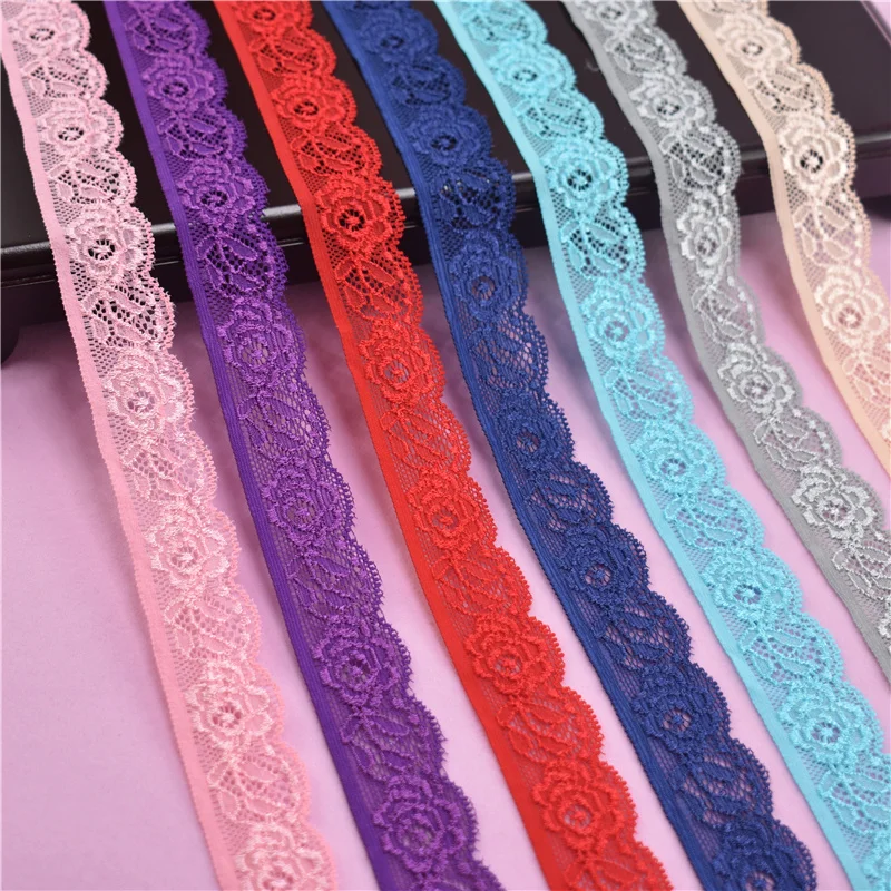 Lace Fabric Stretch Elastic Lace Ribbon Embroidered Sewing Clothing Underwear Accessories