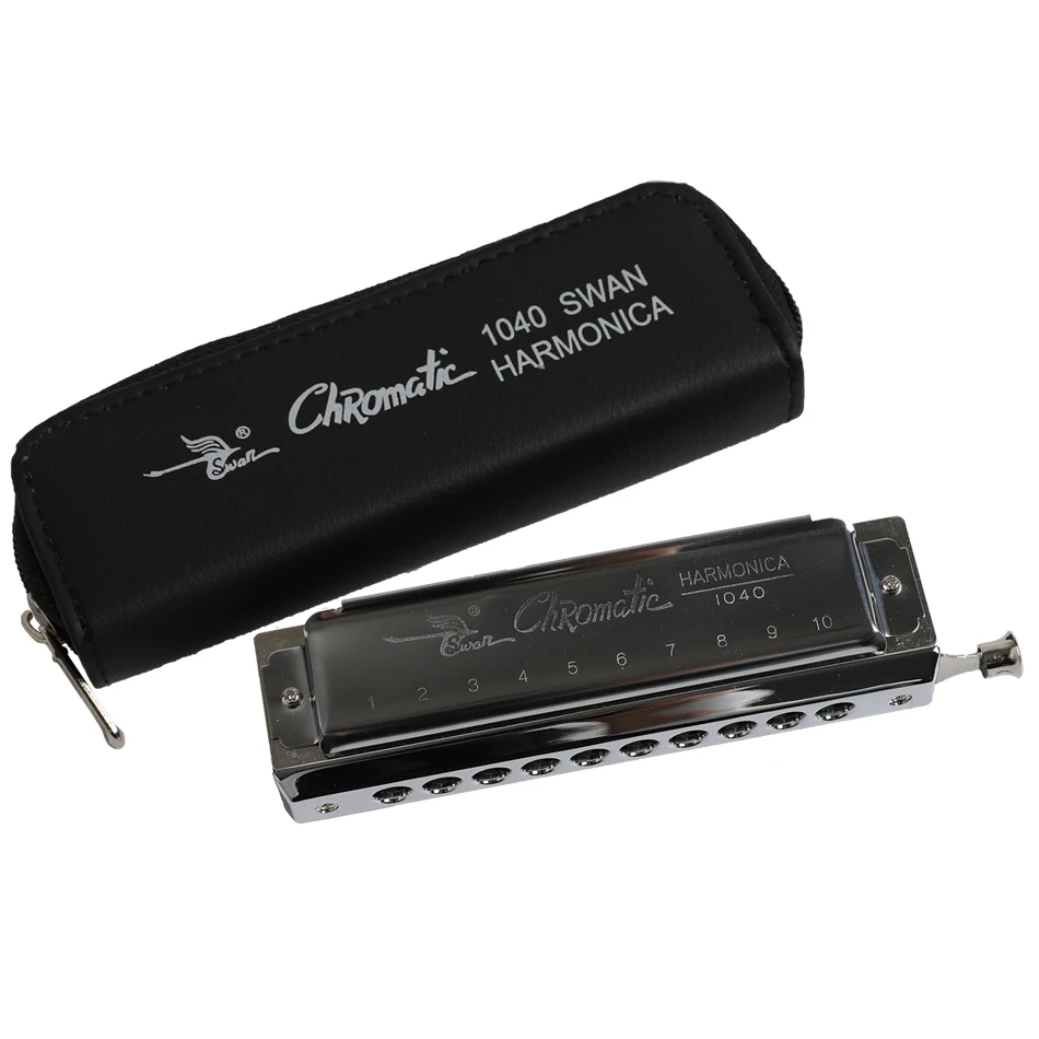 les harmonicas chromatiques swan 10 trous 40 tonalités