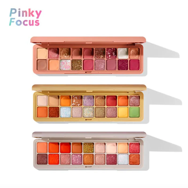 

Rainbow Peach eye shadow glitter pigments paleta de sombra colorida destacadores eyshadow palettes oogschaduw palette yeux