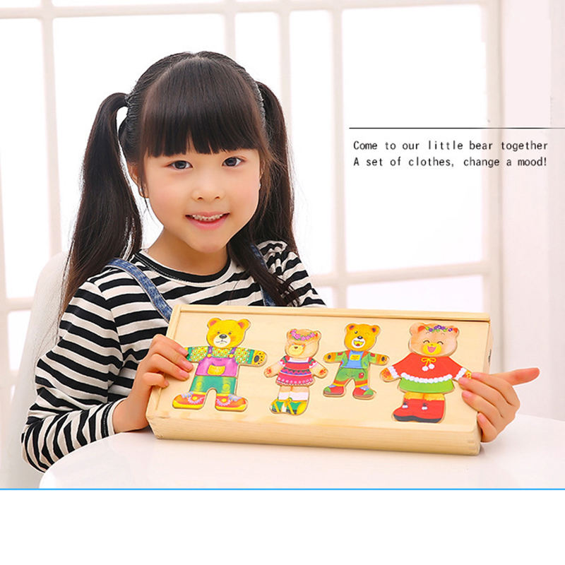 Change Clothes Game Wood Toy Genius Toys Direct