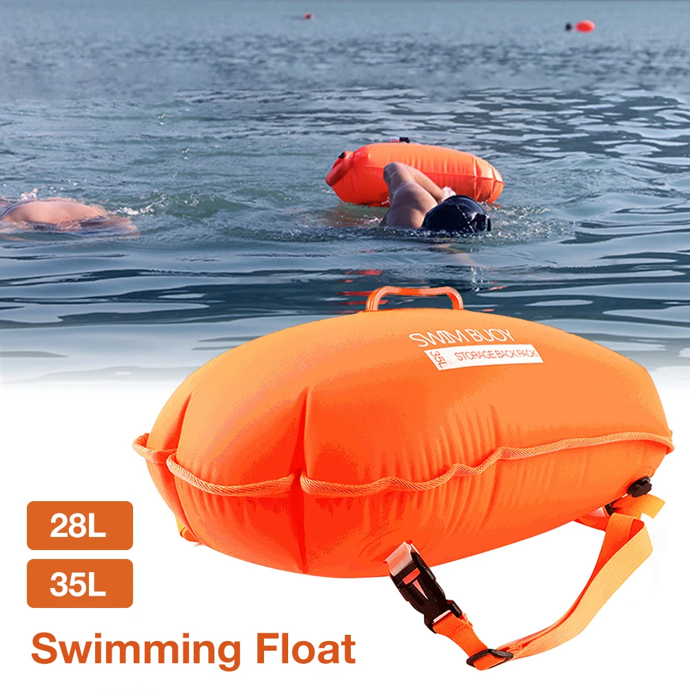 Swimming Bag Inflatable Swimming Buoy Life Bag Tow Floating Dry