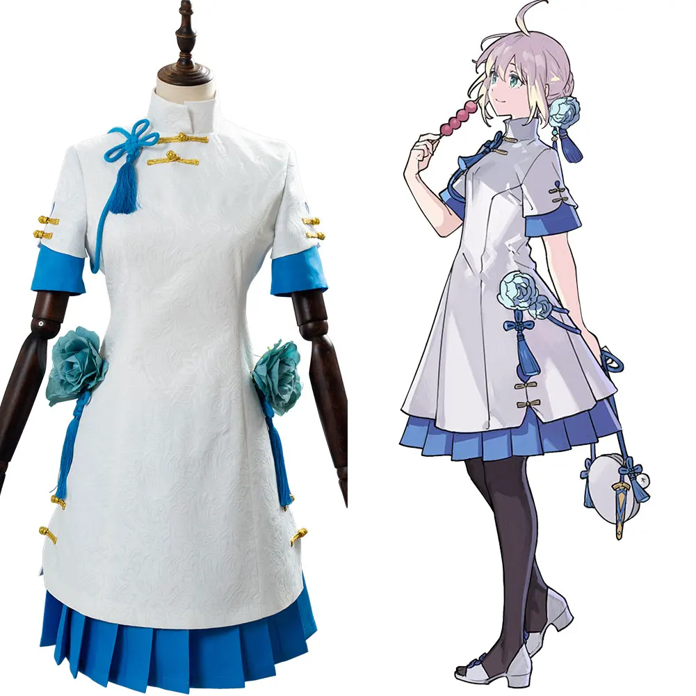 Fate Grand Order Arutoria Pendoragon карнавальный костюм Шанхай 2019 фестиваль FGO Saber Униформа