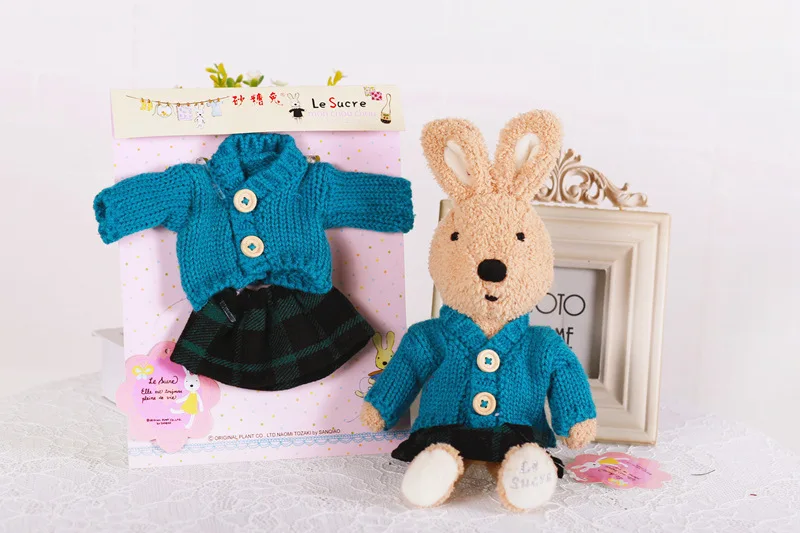 BJD кукла подарки 30 см Одежда для куклы Кролик кошка медведь плюшевые игрушки мягкое платье юбка свитер игровой дом Куклы Аксессуары для 1/6 - Цвет: F
