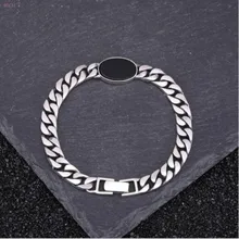 Мужской браслет, S925 чистое серебро, Простой корейский стиль, тайское серебро, персонализированные ретро ювелирные изделия, браслет для мужчин