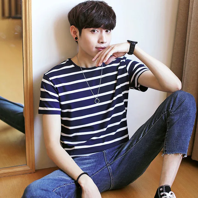 

Men T Shirt Solid Color Print T-shirt Simple Summer Male Casual Tshirt short sleeve