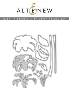 

Metal Cutting Dies lily layering die set Crafts Stencil For DIY Scrapbooking Paper/photo Cards Embossing Die
