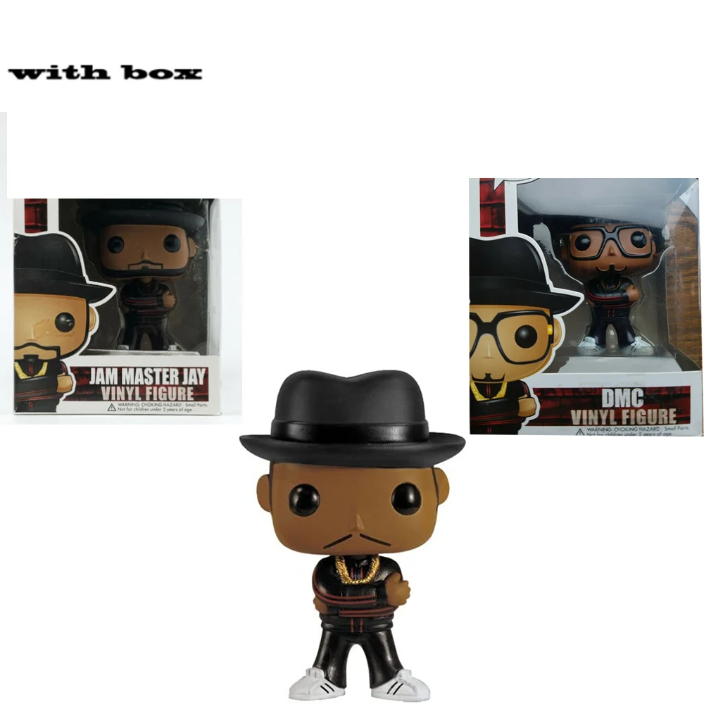 

NEW! RUN DMC JAM MASTER JAY withbox POP Action Figure Collectible Model Toy with Box