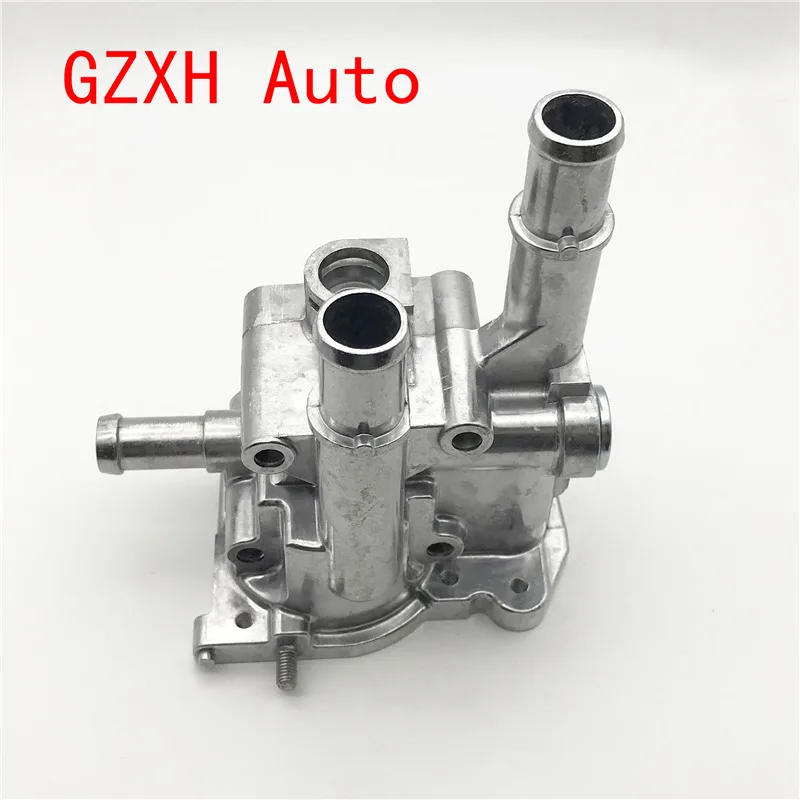 Aluminum Thermostat Housing Cover Engine Cooling Water Sensor For Chevrolet Cruze Opel Zafira Astra Epica 96984103 96817255