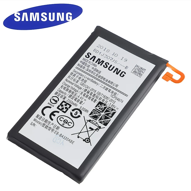 EB BA320ABE 2350mAh samsung оригинальный сменный аккумулятор для телефона Galaxy A3 2017 A320 Edition
