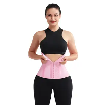

Feelingirl New Waist Trainer Body Shaper 100% Latex Waist Trainer 20 Steel Bone Postpartum Recovery Body Shapewear Women