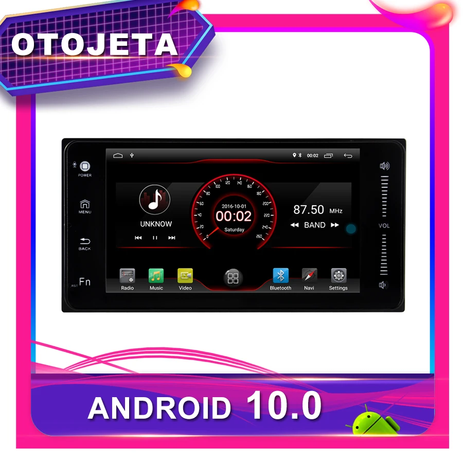 

OTOJETA Car DVD Android 10.0 Car GPS for TOYATA Universal HILUX COROLLA Car Radio Multimedia tape recorder bluetooth navigation