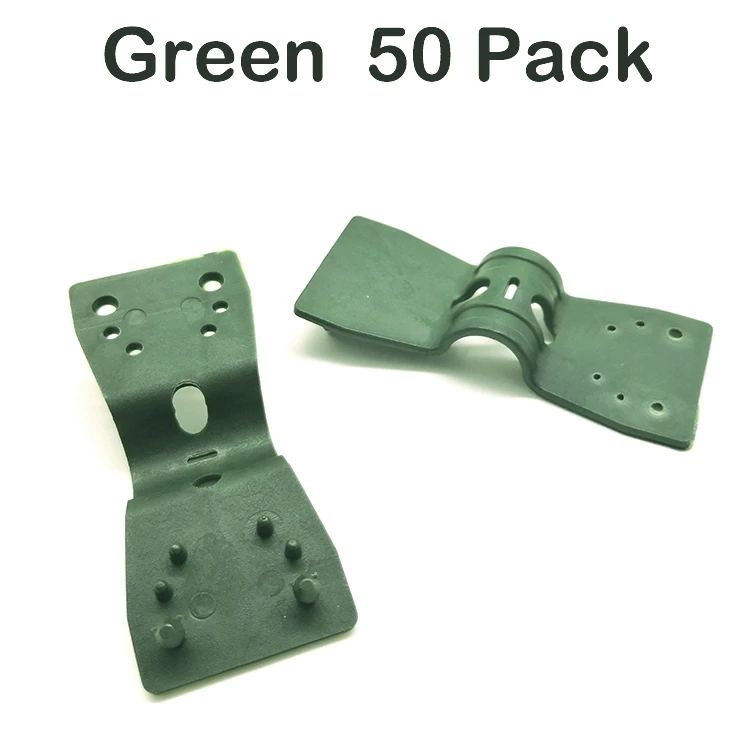 green 50 Joyeyou бабочка сельское хозяйство теплица сад зажим люверсы для крепления тенты ткань сетка - Цвет: green 50