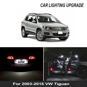 

Perfect 100% White Error Free interior LED bulb reading map dome roof light Kit For 2003-2015 VW Tiguan Touareg 7L 7P