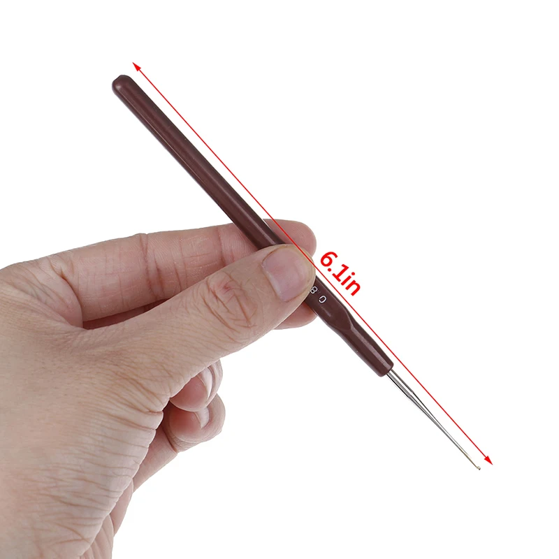 4Pcs/Lot Quality Long Needle Wigs Making Lace Hook Dreadlock Accessories 6.1inch Hook Needle Crochet Needles For Hairbest
