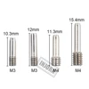 INJORA 10Pcs Stainless Steel M3 M4 Headless Hexagon Screws for 1/10 RC Car Crawler ► Photo 2/6