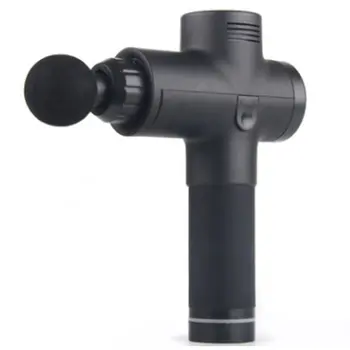 

Fascia Gun Muscle Relaxer Electric Shock Grab Massage Gun Fitness Rod Deep Vibration 3 Files 4 Head, 24V