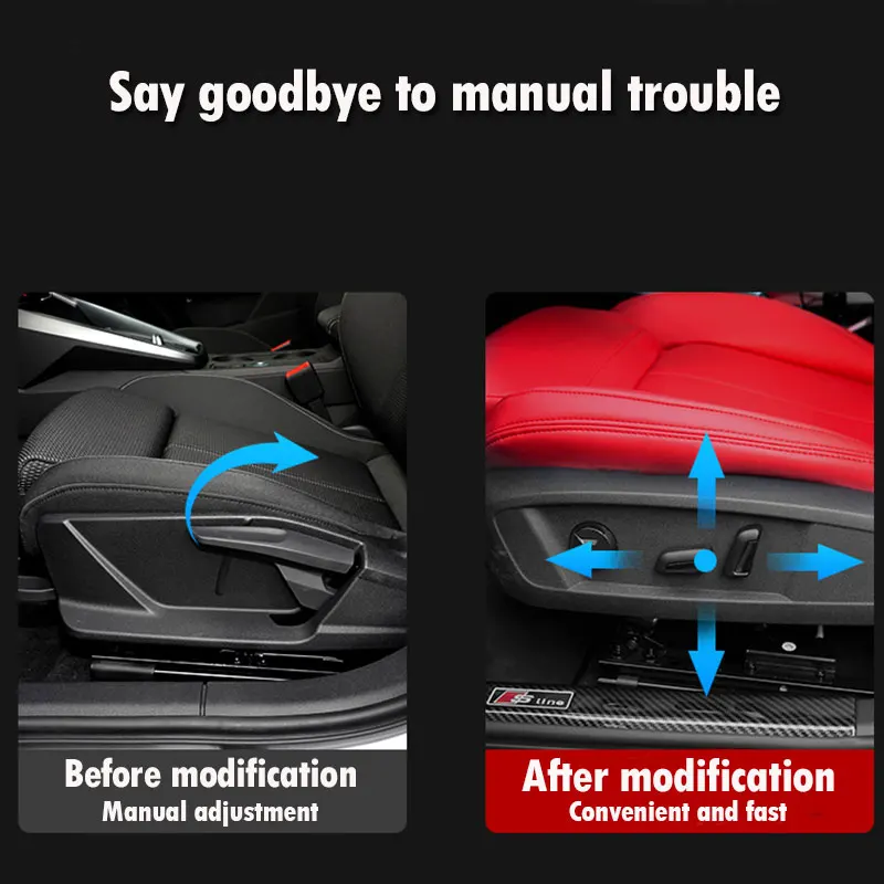 차량용 MK7 MK7.5, 2013-2018 에 적용 가능, 폭스바겐 골프 7 골프 7.5 전동 시트 어셈블리 및 카시트 개조