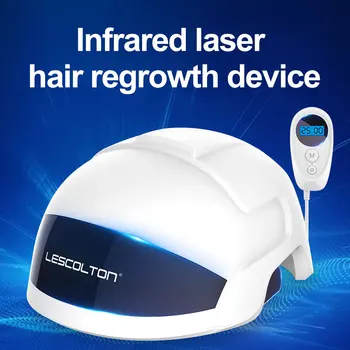 

Hair Regrow Machine LED Infrared Light Helmet Fast Growth Hair Cap Hair Loss Solution For Men Women Treatment Hair Hats
