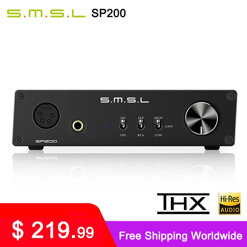 SMSL SP200 Player Technology Headphone Amplifier Hifi Music Balanced Home House AMP Output AC100V-240V | Электроника