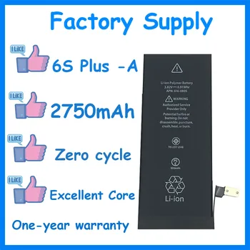 

10pcs/lot Factory Supply 2750mAh Battery for iPhone 6S Plus Genuine zero cycle replacement repair parts 6S Plus-A