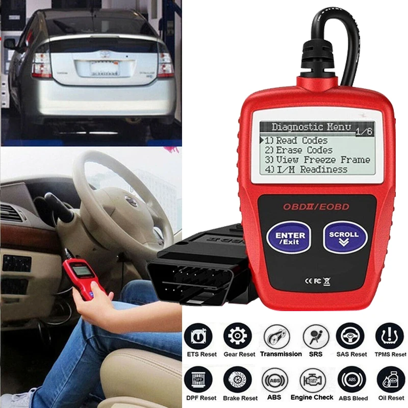 Автомобильный сканер MS309 OBD2 считыватель кода неисправности автомобиля