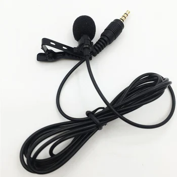 

1/2 PCS Lectures For Speaking Speech Mikrofon Microphone Tie Clip-on Lapel Long Cable Mobile Phone Microfono Lavalier