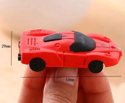 

Detachable car child eraser sports car rubber school supplies primary school