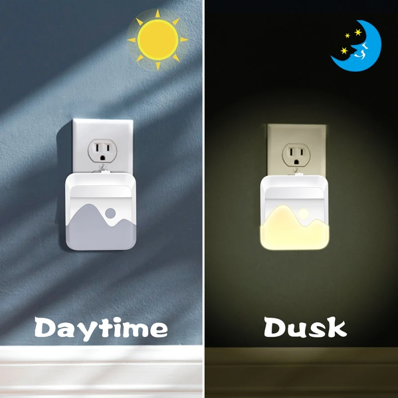 

High Quality Control Led Night Light Adjust The Brightness And Shutdownnight Light 8X9X6Cm 100-240V Warm White/Cold White EU/US