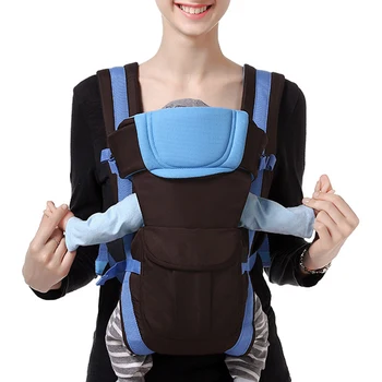 

Baby Carrier Breathable Front Facing Baby Carrier 4 In 1 Infant Comfortable Sling Backpack Pouch Wrap Baby Kangaroo New #10