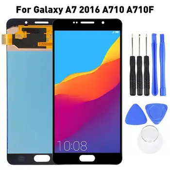 

LCD Digital Display Screen Digitizer Replacement Tool Kit for Samsung Galaxy A7 2016 A710 A710F mobile Phone touch Sreen Repair