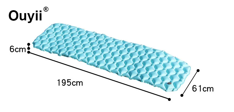 Outdoor Air Mattresses Camping Hiking Backpacking Travel Tent Sleeping Pad Moisture-proof Inflatable Cushion Sleeping Mattress