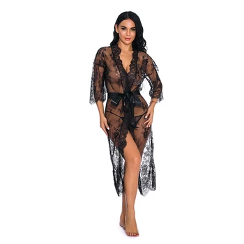 

2020 Women Sexy Pajamas Lace Sexy Longuette Three piece suit Sexy lingerie Sexy Underwear Costumes