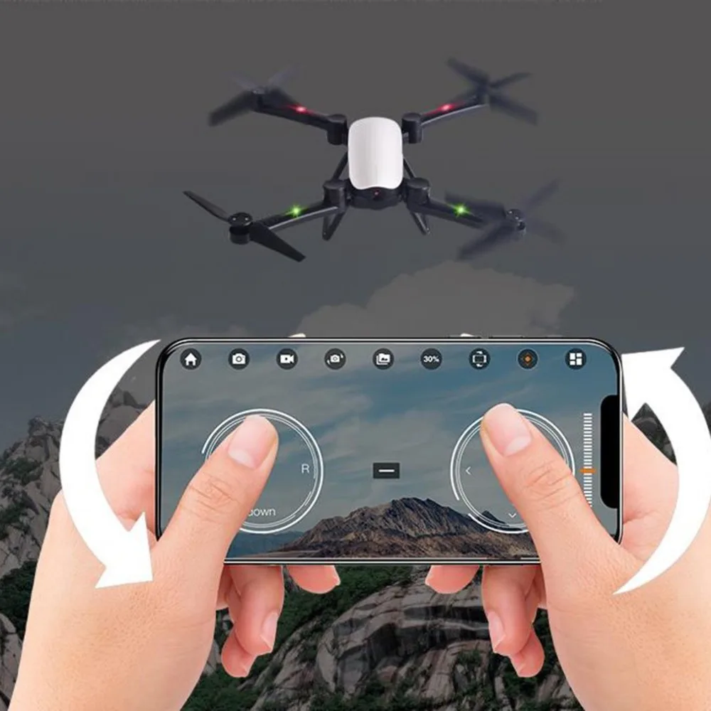 X9Tw Радиоуправляемый Дрон 1080P камера складной wi-fi-квадрокоптер вертолет четырехосный самолет Hd передача изображения