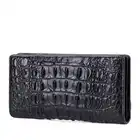 Luxus brieftasche männer lange krokodil leder brieftasche 2019 neue männer der bills ordner multi karte leder vertikale brieftasche freies verschiffen - 2