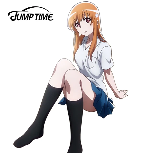 Jumptime 13cm X 9.7cm Car Styling Mikakunin De Shinkoukei Anime Sexy Girl  Yonomori Benio Decal Bumper Beauty 3d Car Stickers - Car Stickers -  AliExpress