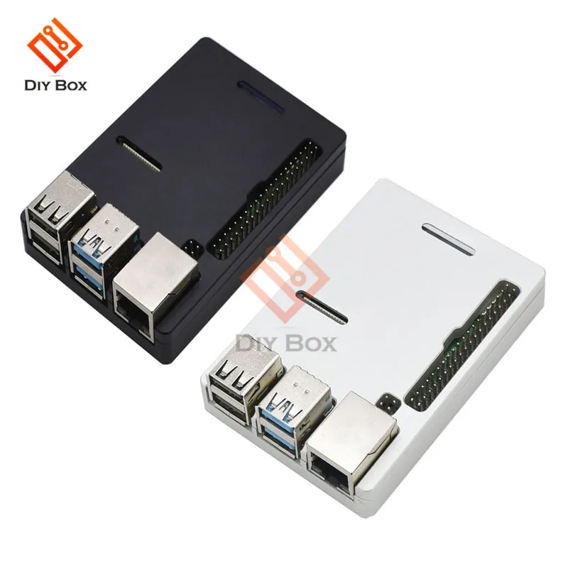 Чехол Raspberry Pi 4 для RPI 4B металлический чехол из алюминиевого сплава с ЧПУ