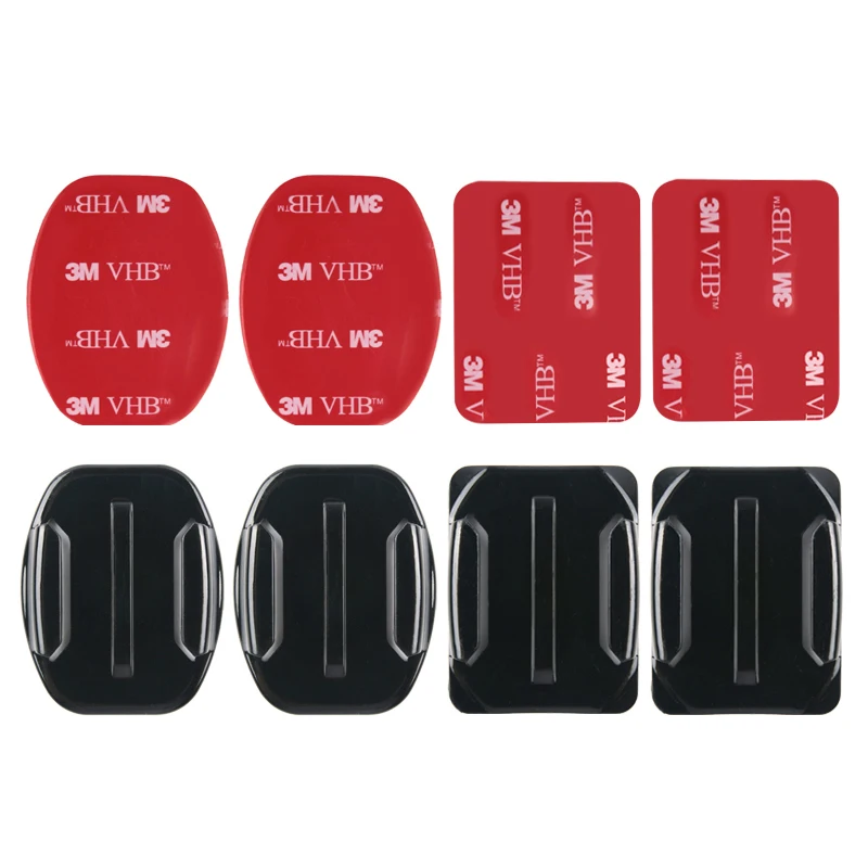 

RuigPro Flat Curved Mount Set Sticker 3M Adhesive for Gopro Hero 7 6 5 4 3+ 2 Xiaomi Yi Action Camera For Go pro Accessories